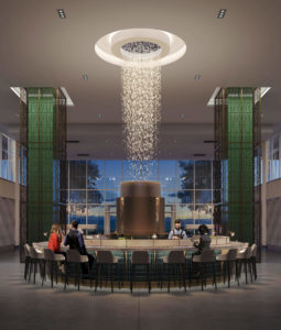 The Sky Lobby Bar: the place to grab a latte in the morning and a glass of wine in the evening.