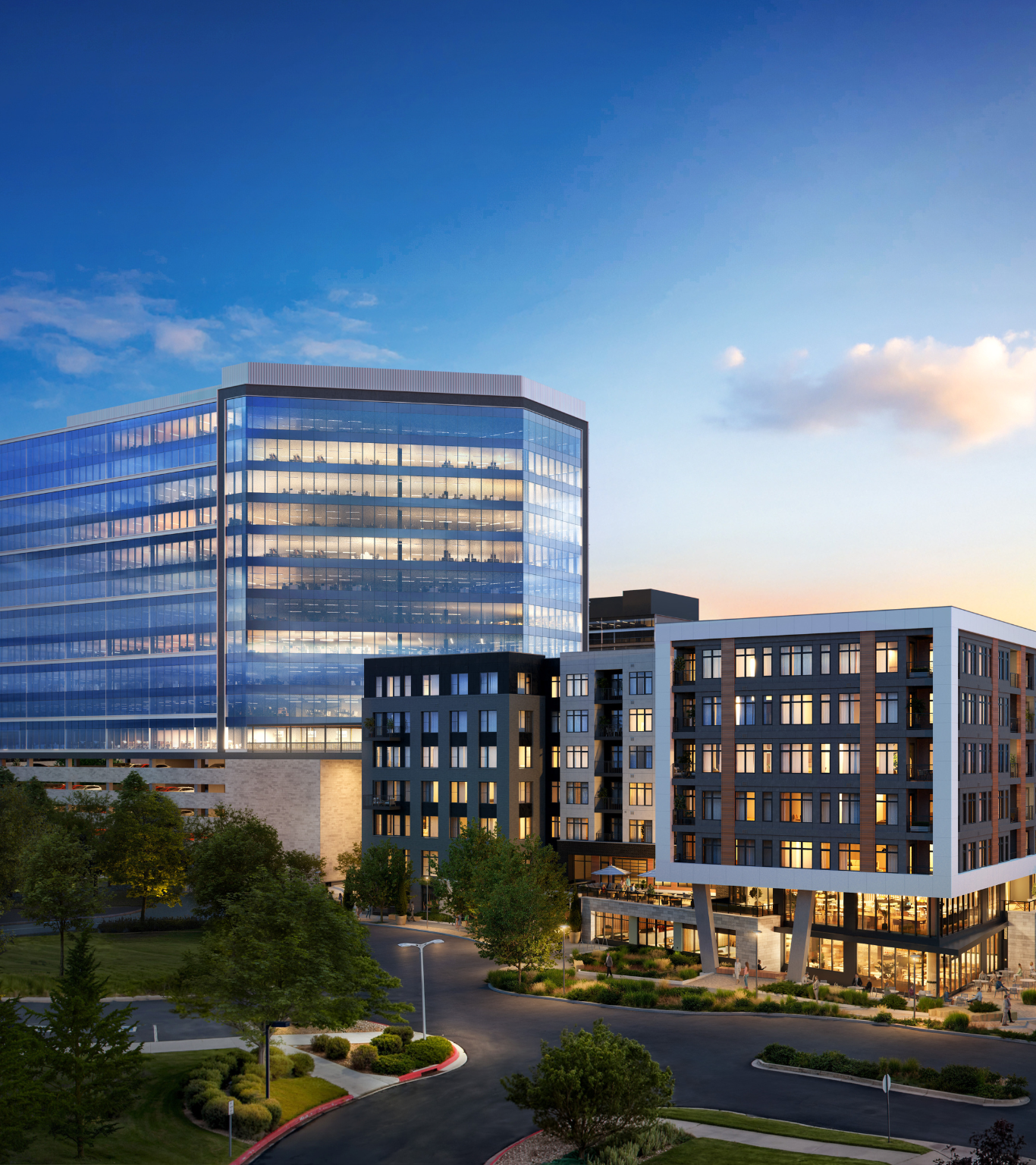 RENDERING OF WESTRAY IN THE EVENING